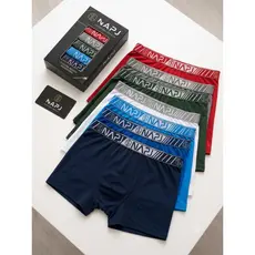 Kit 10 cuecas boxer masculino Microfibra Lisas forro em algodão