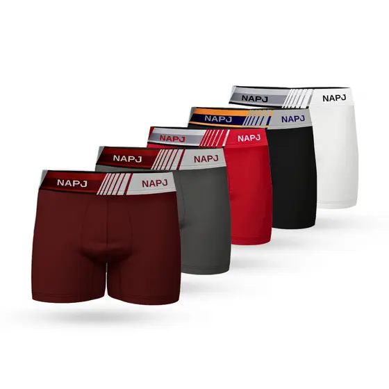 Kit com 10 cueca Boxer Microfibra de Qualidade Adulto
