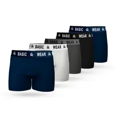 Kit 10, 5 Cueca Masculina Box Adulto Microfibra Forro 100% Algodão Cores Variadas
