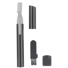 Mini Depilador Facial Caneta Elétrico Aparador Buço Sobrancelha Nariz preto