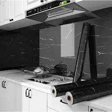 Rolo de Mármore 4,5 Metros x 60cm Papel De Parede de Mármore Aluminio Adesivo Impermeavel