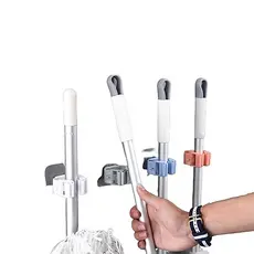 Punch Mop Hook grátis com forte autoadesivo - Suporte Adesivo Super Forte