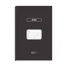 Livro Ata Sem Margem Com 100 Folhas 305x210 mm Pagina Brasil