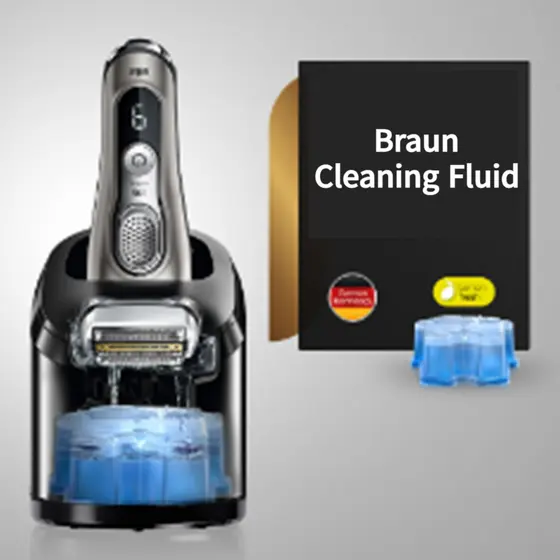 BRAUN Limpar E Renovar Fluido De Limpeza De Barbeador CCR , Pacote De 4