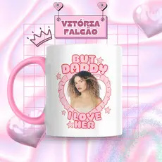 Caneca Xicara Porcelana 325ml Anavitória Vitória Falcão Fãs Personalizada Presente Decoração Casa
