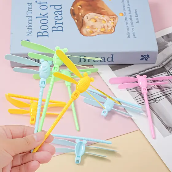 【10PCS】Libélula voando fada brinquedo esportes ao ar livre disco voador brinquedo infantil