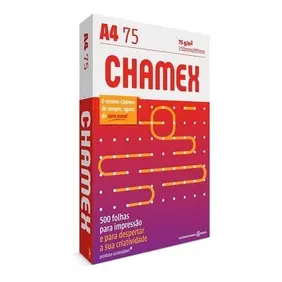 Papel A4 Sulfite Chamex Office 210x297 75g Resma 500 Folhas