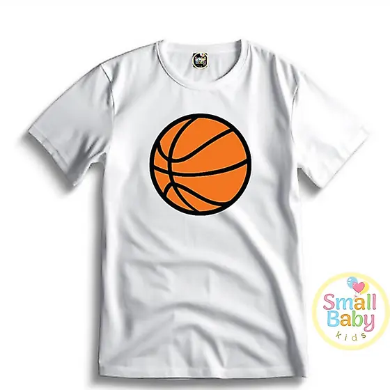 Camiseta/ Camisa Infantil /Juvenil Unissex Bola Basquete