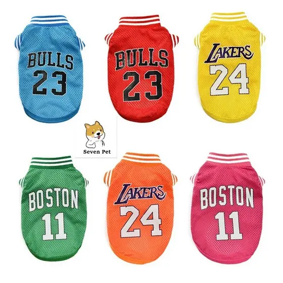 Roupas de Cachorro em Malha Sevenpet para Shih Tzu, Colete Respirável, Camiseta de Verão para Animais de Estimação, Cami