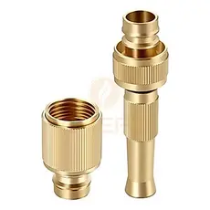 Bico de Mangueira de Alta Pressão com Conector para Limpeza Pesada e Irrigação Eficiente