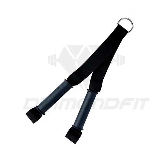 Puxador de Tríceps Com Manopla Pulley Treino Musculação
