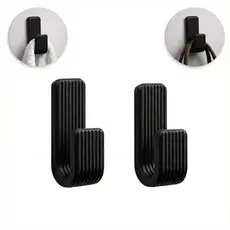 Gancho e Suporte Para Toalhas Bolsas e Roupas Kit Com Até 3 Ganchos Para Banheiro Sala Suporte Resistente