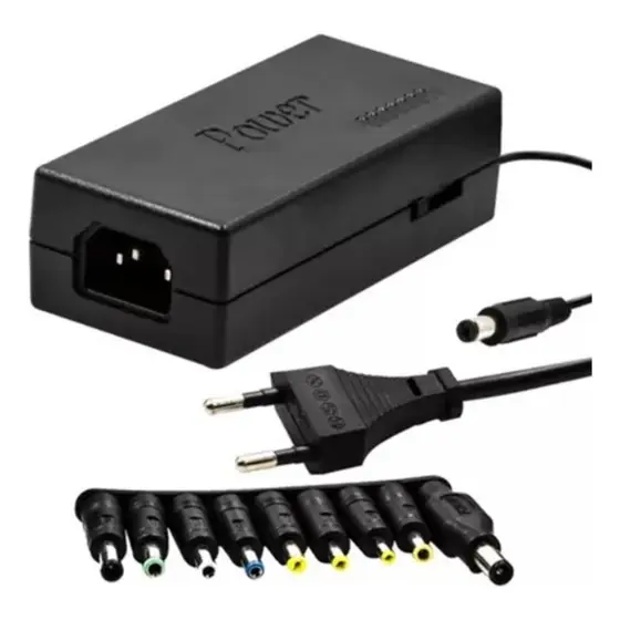 Fonte Carregador Universal Notebook 12 - 24v 5,5a 120w