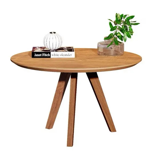 Mesa De Centro Dubai Redonda para Sala de Estar
