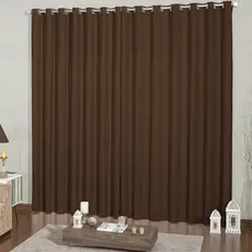 Cortina para Sala Quarto Grande 4 Metros Micropercal Semi Blackout Com ilhós