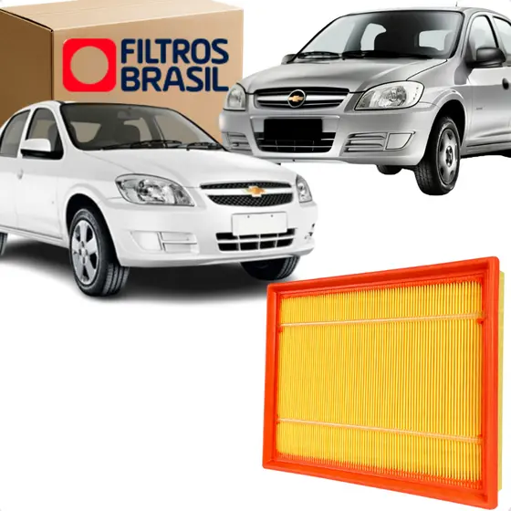 Filtro Ar Motor Celta Prisma 1.0 1.4 8v 2000 a 2016