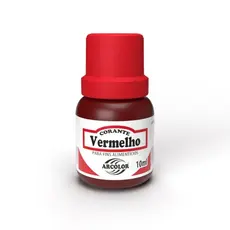 Corante Líquido 10ml - Arcolor Vermelho