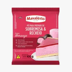 Pó Para Sobremesa 100g - Mavalerio Morango
