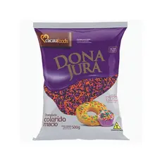 Chocolate Granulado Colorido Macio Halloween 500g - Dona Jura
