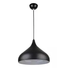 Lustre Pendente Gota Alumínio Rpx Preto 30Cm Startec
