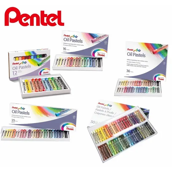 Giz Pastel Oleoso Pentel Para Desenho e trabalhos Profissionais - (Escolha o Modelo)