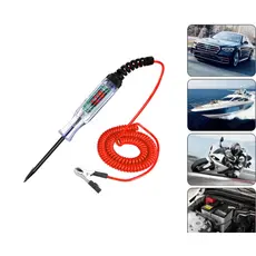 Testador De Circuito De Tensão Automotiva-Luz De Teste De Sonda De Diagnóstico 6V/12V/24V Para Carros E Caminhões