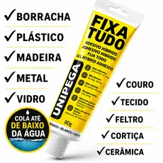 Super Cola Fixa Tudo 80 gramas  ORIGINAL Cola Até Debaixo D'água  - ENVIO IMEDIATO