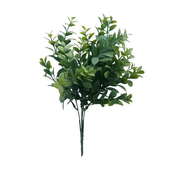 Buquê Artificial de Ruscus 40cm Decoração Buquê de Folhagem Artificial Decoração para Casa e Casamento