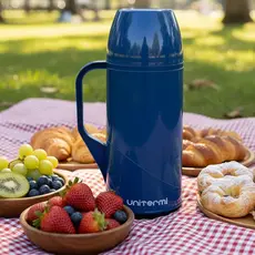 Garrafa Termica Roma 500ml Unitermi Rolha Inox Cafe Cha Leite Chimarrao Terere Mesa Cozinha Escritorio