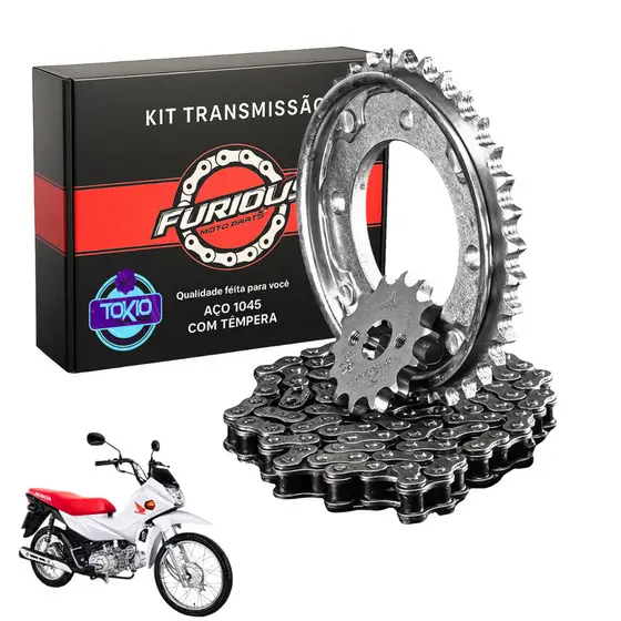 KIT RELAÇÃO POP 110i 2015 A 2024 TRANSMISSÃO