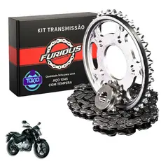 KIT RELAÇÃO CB 300 2009 A 2015 TRANSMISSAO 300R