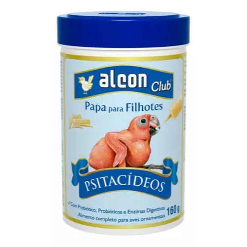 Ração Papa Para Filhotes Psitacídeos Alcon Club 160g
