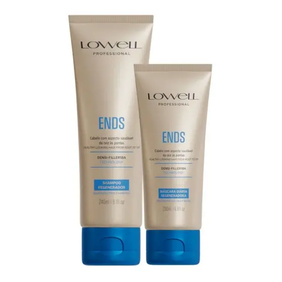 Lowell Ends Regeneração Shampoo 240ml + Máscara 200ml