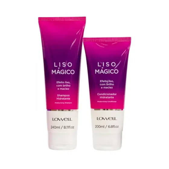 Lowell Keeping Liss Liso Mágico Shamp 240ml + Condic 200ml