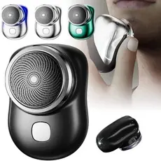 1 Peça Mini Barbeador Elétrico Portátil Para Viagem, Barbeador Elétrico Recarregável Usb Tipo-c Para Homens E Mulheres - Aparador De Cabelo E Barba - Barbeador À Prova D'água De Bolso Para Uso Pessoal