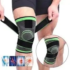 JIMMY STORE Joelheira Fitness Ajustável Esportiva Compressão Leve CorridaBike