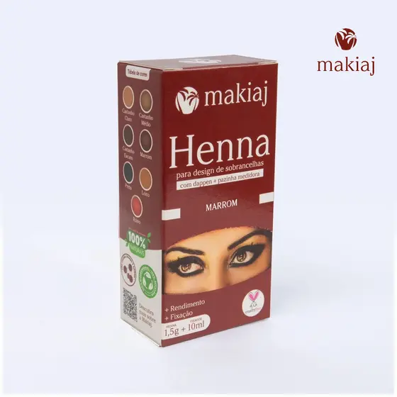 HENNA PARA SOBRANCELHAS MAKIAJ