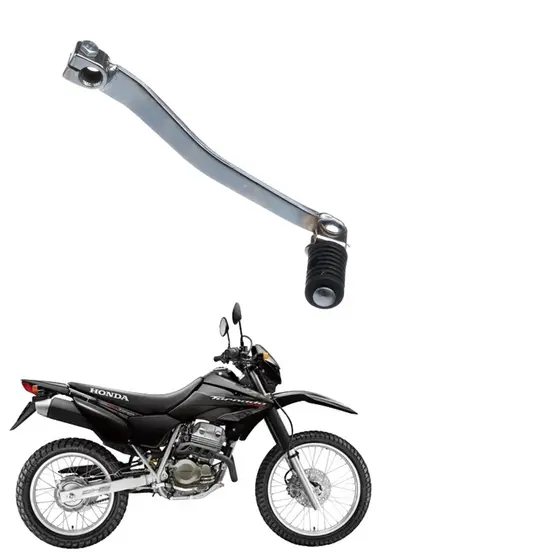 Pedal Câmbio Moto XR 250 Tornado Retratil Compatível 01 a 08