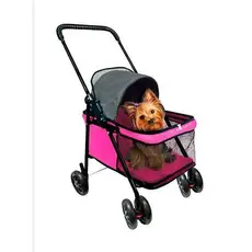 Carrinho de Passeio para PET até 15 kg. Transporte Viagem Cães Gatos