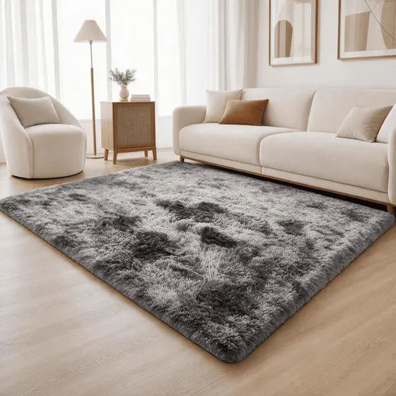 Tapete Felpudo Sala 2,00x1,40m Peludo 4 Cm De Altura Premium