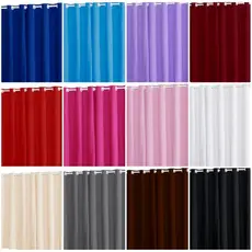 Cortina Roma Decorativa 2,00 x 1,40 Sala ou Quarto Com Ilhós Varão Simples