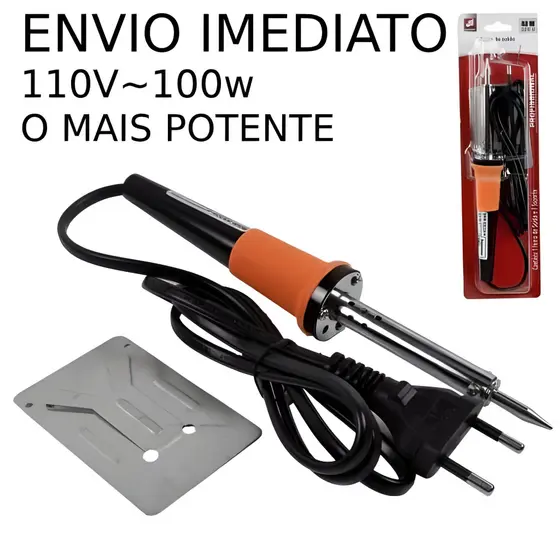 Ferro De Solda 100W~110V Profissional/Ferro Mais Potente que Temos