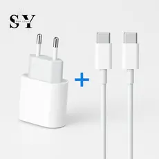 [PREMIUM] Kit Carregador USB-C 35W Compatível com iPhone 15 16 Plus Pro Pro Max Cabo Tipo C Completo