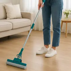 Mop 2 em 1 Esponja Mágica Limpeza Profunda Alta Absorção Substitui Rodo