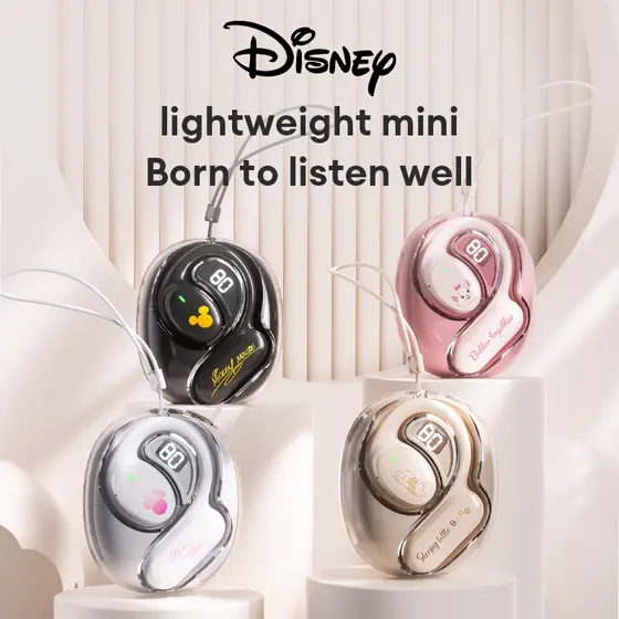 Disney C36 Fone De Ouvido Bluetooth Sem Fio Toque Inteligente Música Para Jogos Com Microfone 5.3