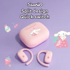 Sanrio YP-71 Fones De Ouvido Bluetooth Não Intra-Auriculares Bateria De Longa Duração Qualidade De Som HIFI