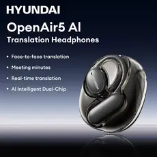 Hyundai OpenAir5 AI Tradução Fone De Ouvido Sem Fio Som Surround Hi-Fi Baixa latência