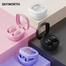 Lenovo × Skyworth SEP008 Fones De Ouvido Bluetooth Cancelamento de ruído estéreo HIFI Bass Boost