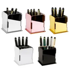 Porta Canetas Luxo Escritório Organizador Consultório Clinica Elegante Decorativo Mesa