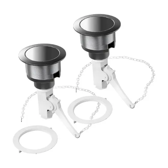 Botão Acionador Universal Superior Simples Caixa Acoplada